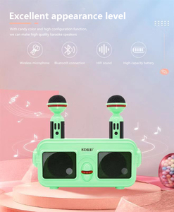 SD-304 Wireless <strong>Bluetooth</strong> Karaoke Speaker Karaoke <strong>Microphone</strong> with BT USB TF AUX - Product Image 4