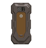 Démarreur de secours portable pour voiture avec écran numérique, chargement USB-C, entrée 12V, courant de pointe 30000A, sortie 150W pour situations critiques