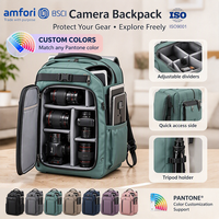 Tas Kamera Kustom Anti Guncangan untuk DSLR dengan Pembagi Lensa Berlapis dan Tempat Tripod Pabrik OEM