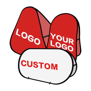 Banderoles publicitaires rectangulaires faciles à transporter pour les sports de plein air, pour Diwali, Nouvel An, modèles multiples, logos/slogans personnalisables - Product Image 1