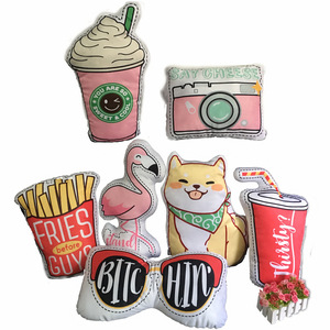 Simulation Snack Biscuit Nourriture Taie d'oreiller Salon Coussin Oem Personnalisé En Gros Décoratif Imprimé Jeter En Forme D'oreiller - Product Image 5