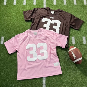 BSCI Factory Printed Sportswear Printed High Quality <strong>American</strong> <strong>Football</strong> <strong>Jersey</strong> Box Fit <strong>Custom</strong> 3D Puff Print Baseball Embroidery - Product Image 1