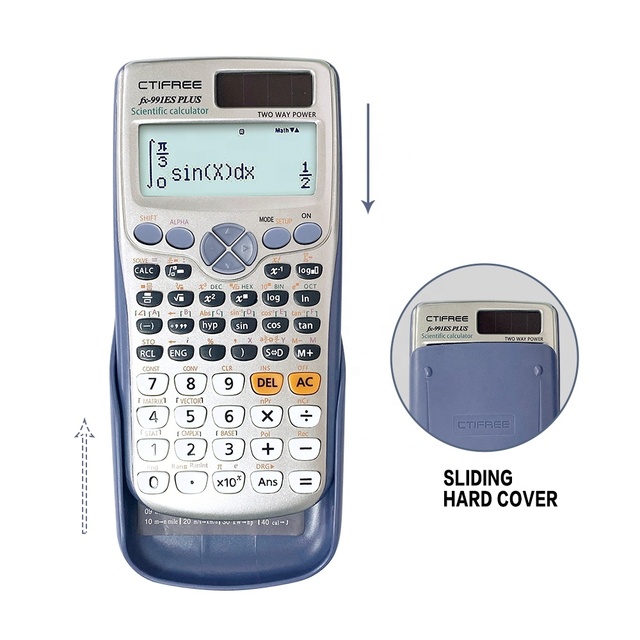 991es Plus Support Custom Logo Student High-end Calculator-10+2digits 417 Functions