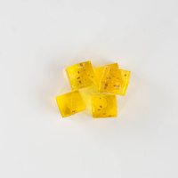 Bonbons gélifiés aux graines de chia transparents, riches en fibres alimentaires, confiserie moelleuse, vente en gros