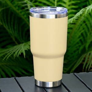 Eco-friendly Vacuum 30oz Powder Coated Tumbler 30 oz Double Wall Vacuum Insulated Stainless Steel Camping Coffee Travel <b>Mug</b> - Product Image 1