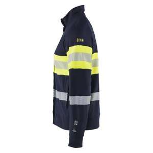 BLAKLADER - 346217628933M Sweat-shirt Multinorm avec zip Bleu marine/Jaune haute visibilité-EAN 7330509891506 HI-VIS WORKWEAR - Product Image 3