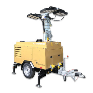Tour d'éclairage <span class=keywords><strong>hydraulique</strong></span> <span class=keywords><strong>portable</strong></span> GTL POWER à moteur diesel 9m avec 4*500W LED, <span class=keywords><strong>générateur</strong></span> Kubota 4LT2000H9Y LED - Product Image 6