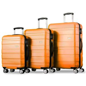 Maleta de Gran Capacidad, Resistente al Agua, a los Impactos y al Desgaste, con Cierre de Cremallera, de 28 Pulgadas, Color Naranja - Product Image 4