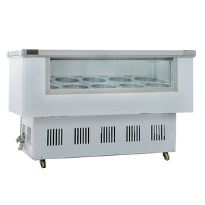 Thương mại LK-1.4BDQ Gelato Ice Cream <span class=keywords><strong>Popsicle</strong></span> hiển thị tủ đông thép không gỉ <span class=keywords><strong>Popsicle</strong></span> khay tròn và vuông Thùng - Product Image 3