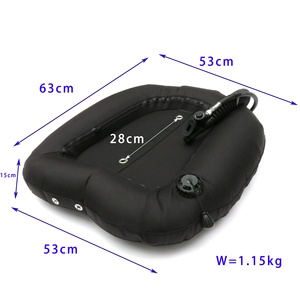 Placa de buceo con ala de 50 libras y doble depósito para buceo técnico - Product Image 4