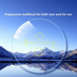 Lentilles personnalisées pour voiture et maison, indice 156, bifocales, anti-lumière bleue, haute définition, en résine, diamètre 75 mm, double usage, <span class=keywords><strong>presbytie</strong></span> - Product Image 1