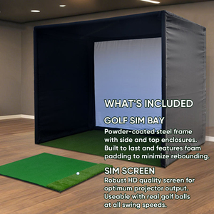 Simulateur de <span class=keywords><strong>golf</strong></span> PGM personnalisable pour intérieur/extérieur avec filets de taille personnalisée, cadre d'écran de frappe pour l'entraînement - Product Image 5