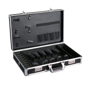 Maletín de Herramientas de Peluquería para Barbero de Etiqueta Privada al Mejor Precio, Caja de Aluminio Dorado con Cerradura de Contraseña - Product Image 2