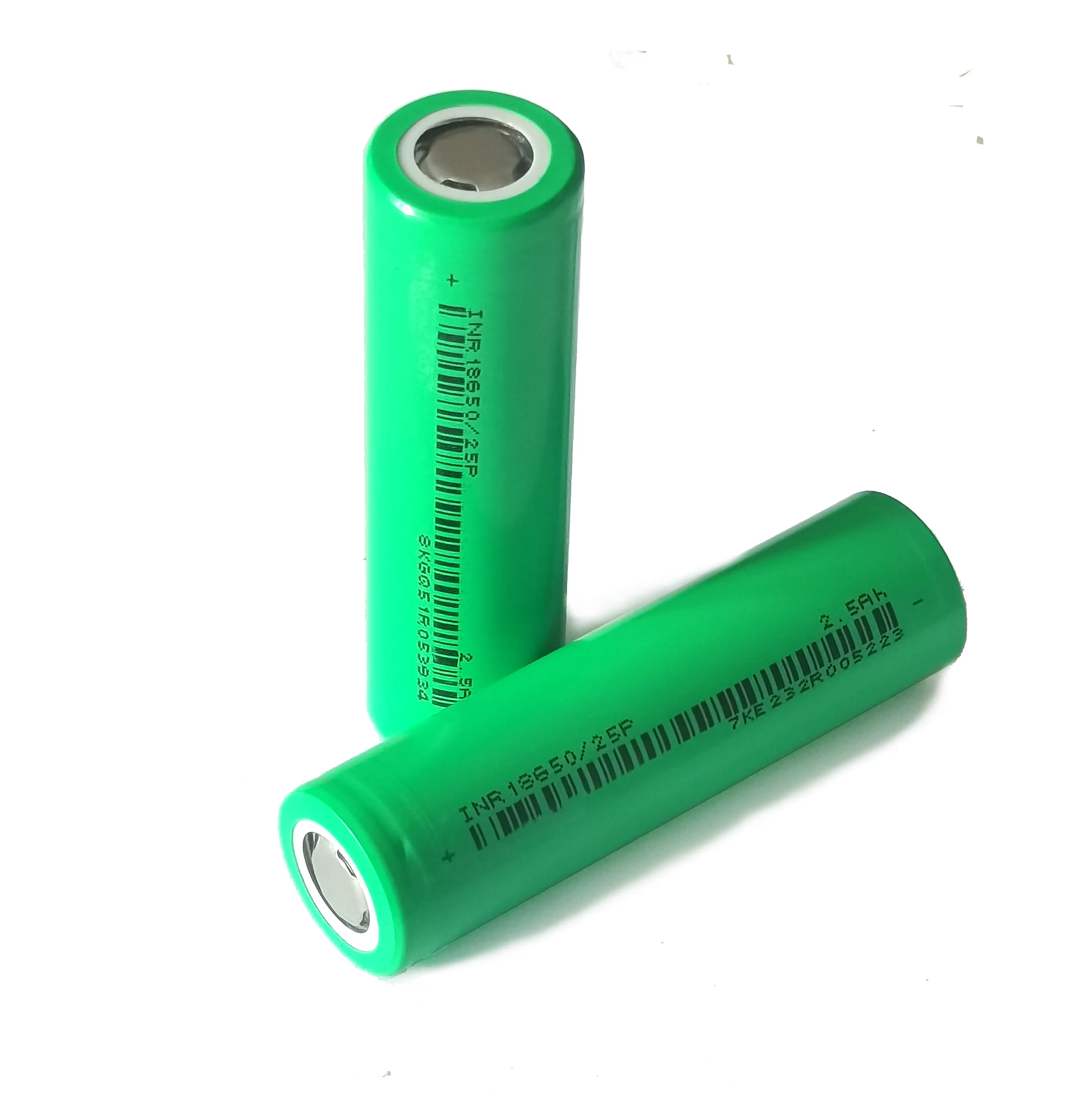 リチウム充電式電池セル2023 3.7Vリチウムイオン電池2500mah 12C 18650