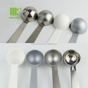 Contenitore in polvere di proteine in acciaio inossidabile con paletta da 20ml <span class=keywords><strong>barattolo</strong></span> riutilizzabile per supplemento di tè al collagene in plastica libero Logo personalizzato - Product Image 4