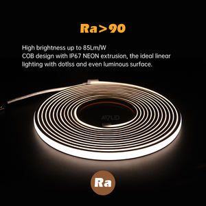 ไฟแถบ LED COB กันน้ำกลางแจ้ง IP67 แบบยืดหยุ่น 24V สำหรับไฟส่องสว่างภายในและภายนอก - Product Image 5