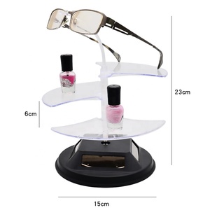 Exhibidores Giratorios de Acrílico Blanco con Cierre para Gafas, Soporte Giratorio para Exhibición de Lentes de Sol, Exhibidores - Product Image 3