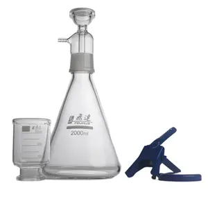 Delvstlab Glas-Vakuum-Filtrations-Destillationsgerät 2000 ml Laborequipment Sandkernfilter-Kit