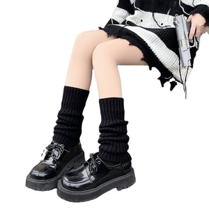 女性の秋/冬ニットパイルソックスショー脚薄い厚い脚スパイスすべてシンプルな脚カバー暖かい靴下 - Product Image 1