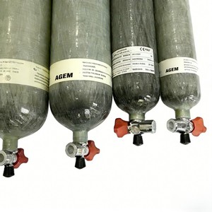 Bombola d'Aria SCBA Apparecchio Respiratorio Cilindro in Lega di Alluminio Bombola di Gas ad Alta Pressione in Fibra di Carbonio Composita - Product Image 6