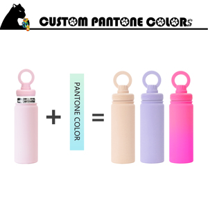 <span class=keywords><strong>Borraccia</strong></span> Termica in Acciaio Inox con Doppio Coperchio per Ragazze, Bottiglia da Palestra, Thermos Personalizzabile per Bevande Calde e Fredde - Product Image 4