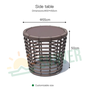 Sdraio Pieghevole in Rattan Portatile Famosa su Internet per Hotel, Tempo Libero all'Aperto, Cortile, Giardino, Nido d'Uccello, Spiaggia, <span class=keywords><strong>Piscina</strong></span> - Product Image 5