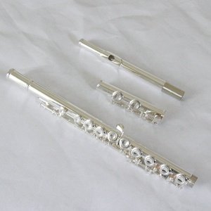 <span class=keywords><strong>Flauta</strong></span> transversal de alta gama al por mayor flautas escolares plateadas <span class=keywords><strong>flauta</strong></span> de 16 agujeros cerrados - Product Image 4