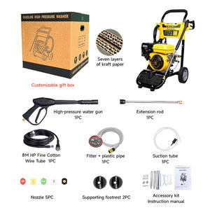 LINGBEN - Hidrolavadora de Alta Presión de 170 L <span class=keywords><strong>para</strong></span> Limpieza de Patios y Caminos de Piedra, 170 Bares, 2400 PSI, <span class=keywords><strong>para</strong></span> Limpieza de Piscinas y Terrazas - Product Image 3