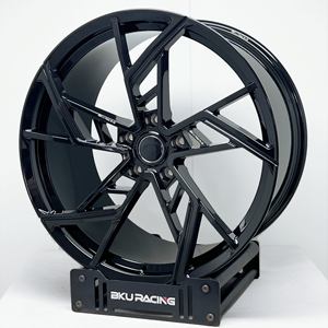 ล้อฟอร์จน้ำหนักเบา Bku 5x112 สำหรับ <span class=keywords><strong>Audi</strong></span> <span class=keywords><strong>Etron</strong></span> Q4 Q3 Q5 Q7 <span class=keywords><strong>Q8</strong></span> ขนาดสั่งทำพิเศษ 18 19 20 21 22 นิ้ว ขอบ 8J-11J ล้ออัลลอยสำหรับรถแข่ง - Product Image 5