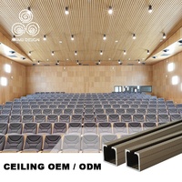 MUMU — panneau de plafond mural extérieur en bois massif, avec revêtement métallique, pour l'intérieur, Style moderne