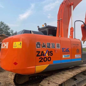 Excavadora Usada Japonesa 95% Nueva, Hitachi ZX200 Original de 20 Toneladas, Excavadora de Cadenas Hitachi 200 de Segunda Mano en Venta - Product Image 2