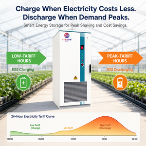 Contenedor de Baterías con Refrigeración Líquida para Almacenamiento de Energía Industrial y Comercial, 261kwh 125kW, 832V Lifepo4, Gabinete de Baterías Solares IP54 - Product Image 2