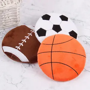 pet dogs and cats plush sound bite resistant teething toys Pet Interactive throwing supplies ball Frisbee