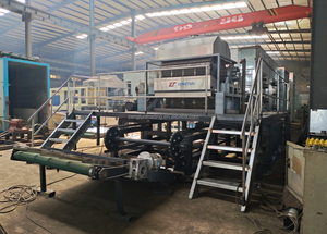 Macchina Rotativa Zengtuo ad Alta Efficienza per la Produzione di Vassoi per Uova, 4000 Pezzi/Ora, Macchina Automatica per lo Stampaggio di Cartone Riciclato per la Produzione di Vassoi per Uova - Product Image 6