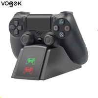 Chargeur de contrôleur PS4 double Station d'accueil de charge rapide USB pour so Ny Play Station4 ps4 / ps4 Pro Gamepad accessoires de poignée de jeu