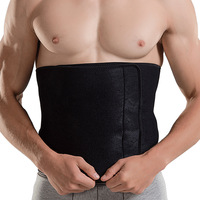 Faja Reductora Riello Sauna Sweat para Hombres Altos y Grandes, Soporte Lumbar, 3.0mm de Grosor, Sin Cierre, para Gimnasio, Entrenamiento, Pérdida de Peso, Cintura Personalizada
