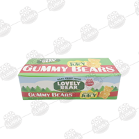 Groothandel Gummy Bears snoep, suikergecoate fruit-sap gummy bears, zakverpakking, displaydoos, Halal, bulk, zacht snoep