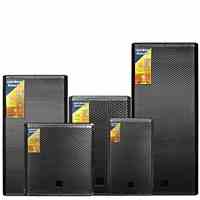 Gooermi VPX728S Double Subwoofer Passif 18 Pouces 1800W Haut-parleur de Basse Professionnel Haute Puissance pour Scène, Son Live, DJ, Club, Événement