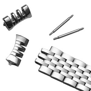7 perles or rose deux tons 1853 T41 <span class=keywords><strong>bracelet</strong></span> de montre en métal à extrémité incurvée 19mm <span class=keywords><strong>bracelet</strong></span> de montre en acier inoxydable pour <span class=keywords><strong>bracelet</strong></span> <span class=keywords><strong>tissot</strong></span> - Product Image 5
