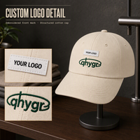 Casquette de baseball ajustable en polyester/coton à 6 panneaux avec broderie personnalisée - Accessoire de mode pour le style professionnel et urbain