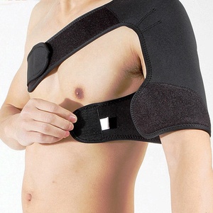 Manchon de compression d'épaule réglable en néoprène, ceinture de soutien gauche et droite pour femmes et hommes avec manchette des rotateurs - Product Image 2