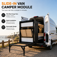 Promotion : Boîtier de conversion modulaire pour camping-car et motorhome avec cuisine intégrée, pour camping, voyage de luxe et fourgon aménagé