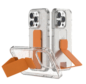 Béquille magnétique en cuir pour iPhone 16, 15, 14, <span class=keywords><strong>13</strong></span>, 12, 11 - Product Image 1