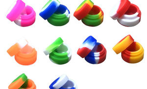 Kotak penyimpanan silikon silinder berbentuk bulat Mini untuk Krim pil cair atau rokok untuk perlengkapan medis - Product Image 6