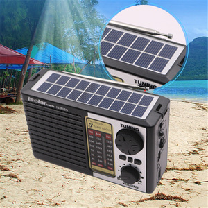 Radio FM solaire en gros d'usine, <span class=keywords><strong>kit</strong></span> d'urgence SOS, haut-parleur sans fil BT avec prise en charge de carte mémoire pour scène extérieure, home cinéma, fête - Product Image 2