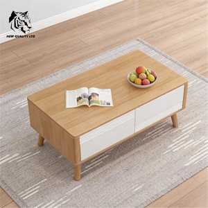 Mesa de Centro Moderna de Madera, Diseño Nuevo, Muebles para Sala de Estar, Fácil de Ensamblar, Precio Competitivo, Gran Stock Disponible, Envío Inmediato, Proveedor Chino - Product Image 4