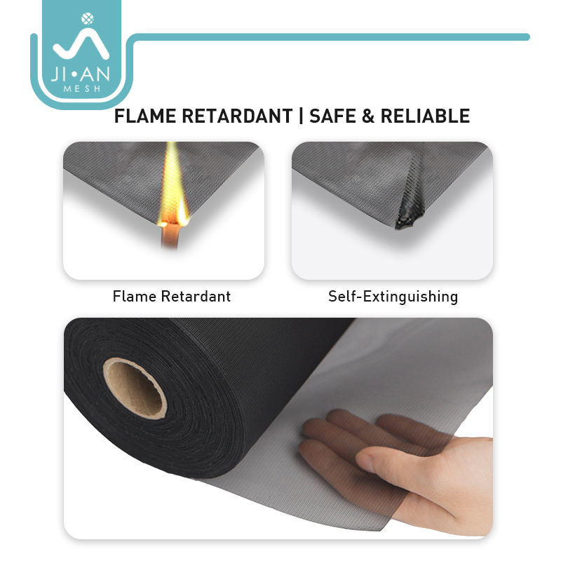 Flame Retardant Insect Mesh 20x20 Fireproof Bug Polyester Mesh 3m Dust Prevent Gnat Window Screen Roll Motorhome Mosquito Net · image 3