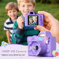 Fournisseur d'appareils photo pour enfants en vrac Appareil photo numérique portable amusant pour enfants Batterie 1.3 pouces 300mAh Enregistreur jouet intelligent 64 Go max
