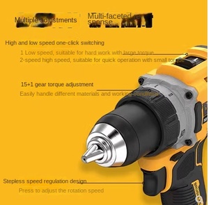 Hochwertige Original DCD800D2 20V Kompakt 1/2-Zoll Akku-Bohrschrauber MAX Kabelloser Bohrer - Product Image 5