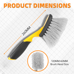 <span class=keywords><strong>Brosse</strong></span> de nettoyage professionnelle <span class=keywords><strong>pour</strong></span> jantes de voiture à poils rigides et résistants - Product Image 3